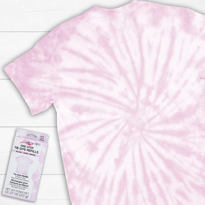 Tulip One-Step Tie-Dye Kit Dye Refill Packs, Blush