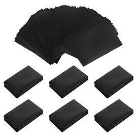 Pack of 300 Premium Trading Card Sleeves 66 x 91 mm, Card Sleeves for Trading Cards, Black Protective Cases for Sports Cards, Practical Card Sleeves for Collectors, Ultra Pro Sleeve.