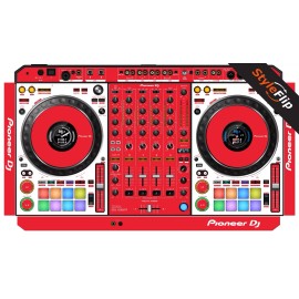 Pioneer DDJ-1000 SRT Skin | 7 Bold Color Blocking | Protective Decal | StyleFlip - Red Skin