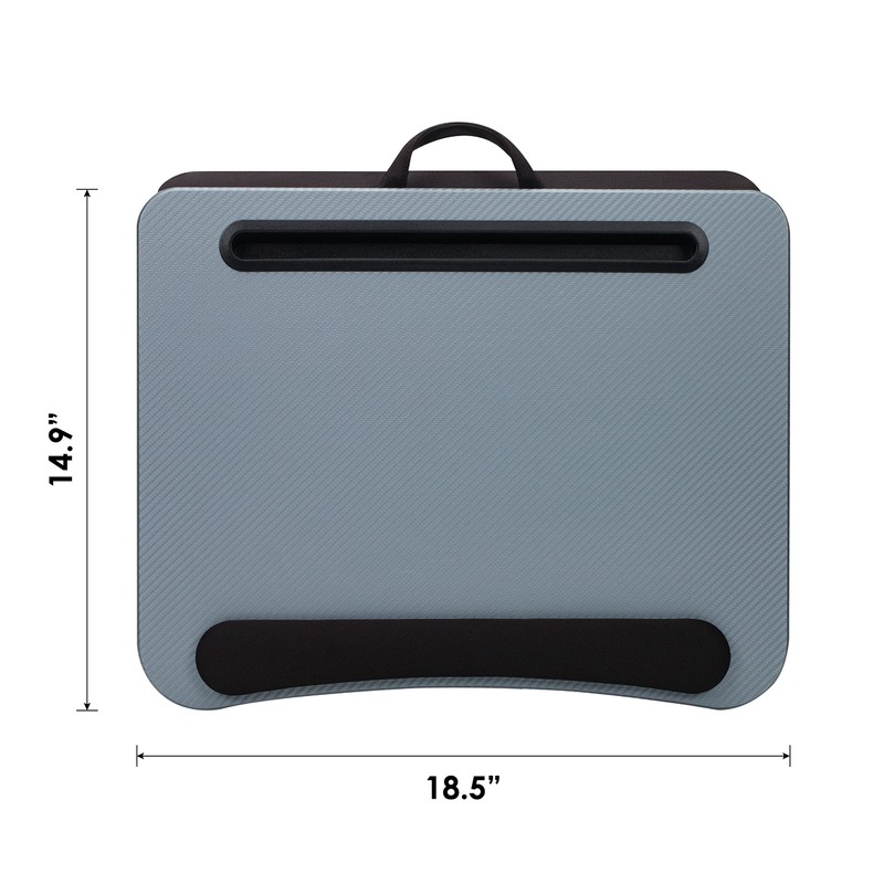 LAPGEAR Memory Foam Lap Desk with Wrist Rest and Media
