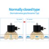 Heschen Brass Solenoid Valve 2W-200-20 Direct Acting 24 VDC PT3/4