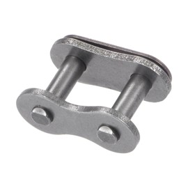 Kozelo 5pcs #40 Chain Master Connector Link Rollers - [1/2" Pitch] Carbon Steel Split Link for Mechanical Equipment | 3.96mm Pins