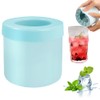 Small Ice Maker Cup, Cylinder Silicone Ice Cube Molds, Mini