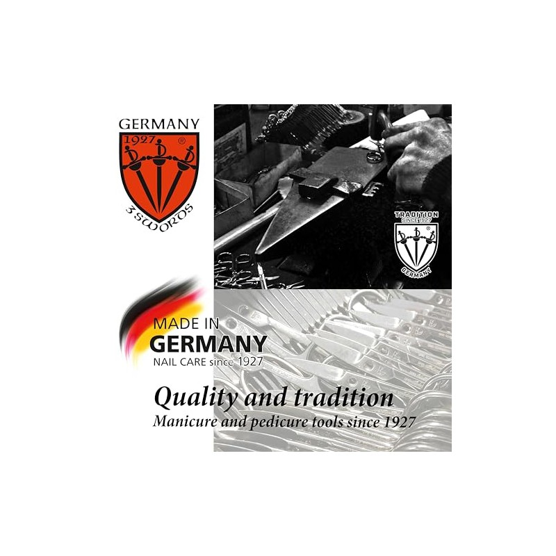 3 SWORDS GERMANY - cuticle scissor, nickel plated mat, Quality: