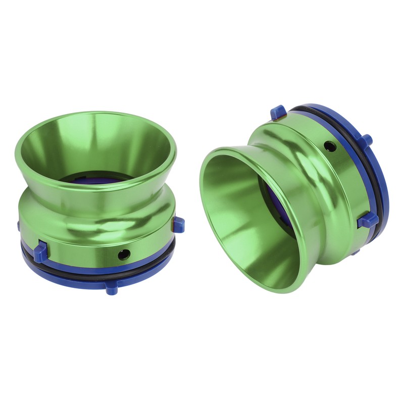 1 Pair NAB Hub Adapters Polished Aluminum Alloy Universal Loading