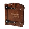 A5 Wooden Menu Dark with Laser Engraving
