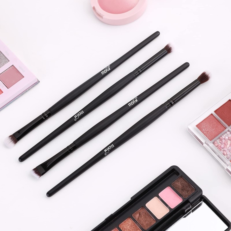 MSQ 4-Piece Eye Brush Set Makeup Eyeshadow Brush Set Eye