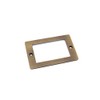 Antique File Cabinet Label Holder 3" x 2" Frame Drawer