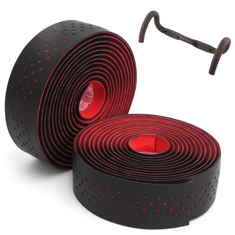 Punching Style 1Pair Road Bike Handlebar Tapes NonSlip Bicycle Handle