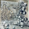 Decoration Panels Cokaobe Silver Shimmer Wall Backdrop X24