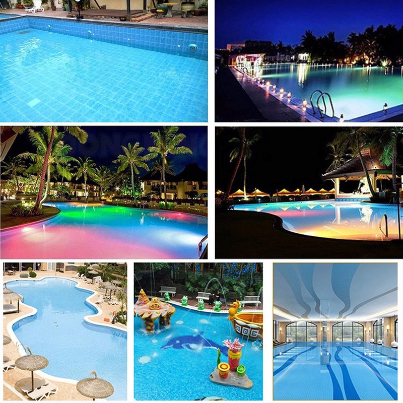 JONAS.C 12V 45W Pool Light Underwater Color Changing LED Lights