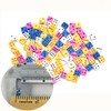SmartDealsPro 100 Assorted 1/5" 5mm D6 Mini Dice Game Dot