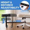 Office Chair Footrest Attachment, Adjustable Height & Distance