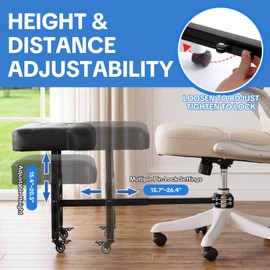Office Chair Footrest Attachment, Adjustable Height & Distance