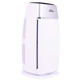 Hunter Fan Company HP100WHS Air Purifier, Small Tower, White & Silver