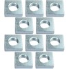 AERZETIX - C49558 - Set of 10 Square Nuts M6