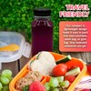 Reli. Plastic Juice Bottles [48 Bulk Pack] [8 oz] Square