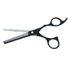 Estuche De Tijeras Para Estilista Barber Peluquero Aashta 6" (Negro)