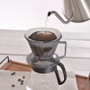 HARIO MA-432 Bestco Coffee Dripper with Memory 02, Clear Gray,