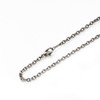 Maestro-kan Made in Japan Titanium Hypoallergenic Necklace Chain Azuki 0.1 inch (3 mm)