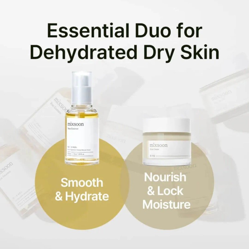 Mixsoon Bean Essence Duo Set Piel Seca Ultra Hidratante Q