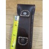 Leather Blades Buck 110 custom leather knife sheath. Tooled. Indian