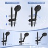 Hibbent Adjustable Shower Head Holder for Slide Bar, Universal 18.5-25mm