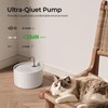 Ceramic Cat Water Fountain Pump, Super Quiet Replacement Pump for