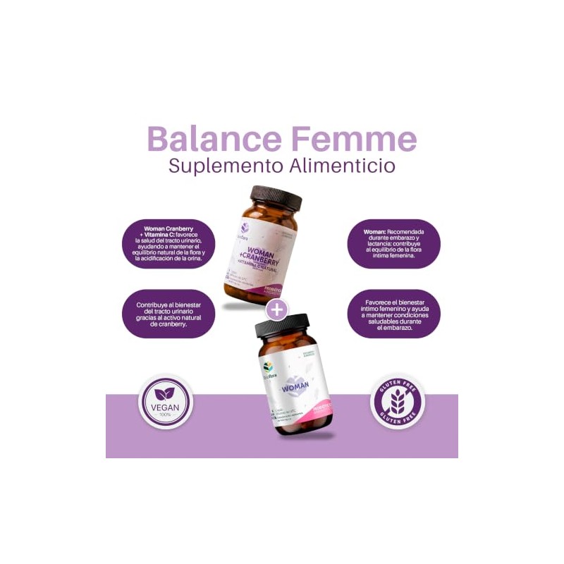 Probioticos Bioflora Pack Balance Femme, 6 diferentes cepas BIOFLORA
