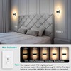 TRLIFE Dimmable LED Wall Sconces, Modern Wall Sconces Set of