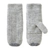VIA BY SKL STYLE Women's Recycled Knit Mittens, Dove Grey,
