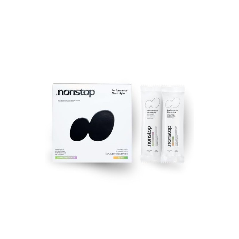 nonstop Electrolitos en Polvo Sin Azúcar Keto | Caja 30