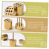Operitacx 4Pcs Copper Multi-Hole Incense Holders Design Unique and Delicate
