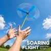 BLPRKOT Pack of 40 Propeller Toy, Dragonfly Plastic, Helicopter Rotation,