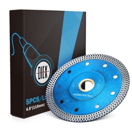 Supper Thin Diamond Tile Blade Porcelain Saw Blade for Cutting Porcelain Tile Granite Marbles (4.5"-5pcs/box)