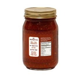 Green Jay Gourmet Bacon Salsa - Medium Heat Salsa with Natural Bacon & Jalapeno Peppers - Gourmet Salsa Dip with No Preservatives - Gluten-Free, MSG-Free, Small Batch Natural Salsa Sauce - 17 Ounces