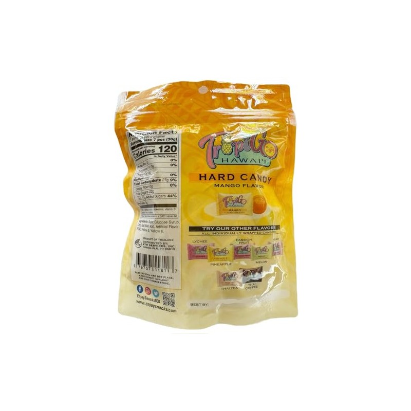 TropiGo Hawaii Tropical Hard Candy (Mango)