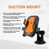Armor All Phone Mount for Cars, 3-in-1 Phone Holder, Suction