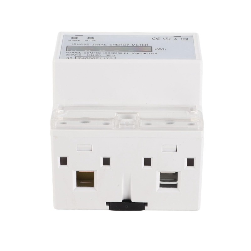 Moncer Energy Meter, DDM75S Single Phase 4P LED Din Rail