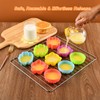 Mirenlife Reusable Silicone Baking Cups,Silicone Cupcake Liners for baking, Multi
