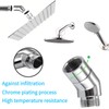 2 Pcs Shower Head Adapter, 135° Solid Brass Shower Elbow