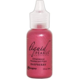 Ranger Liquid Pearls Raspberry, Synthetic Material, Pink, 0.5 oz