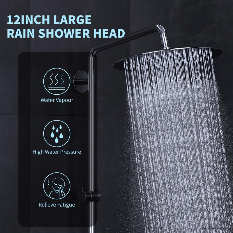 Shower Head Rain Shower 8 Inch Round Rain Shower Head