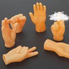 12 Pcs Tiny Finger Hands,Mini Fingers Funny Hand Puppets, Little