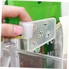 LALAFINA 40Pcs Adjustable Container Separator Set Retractable Fridge Door Organizers