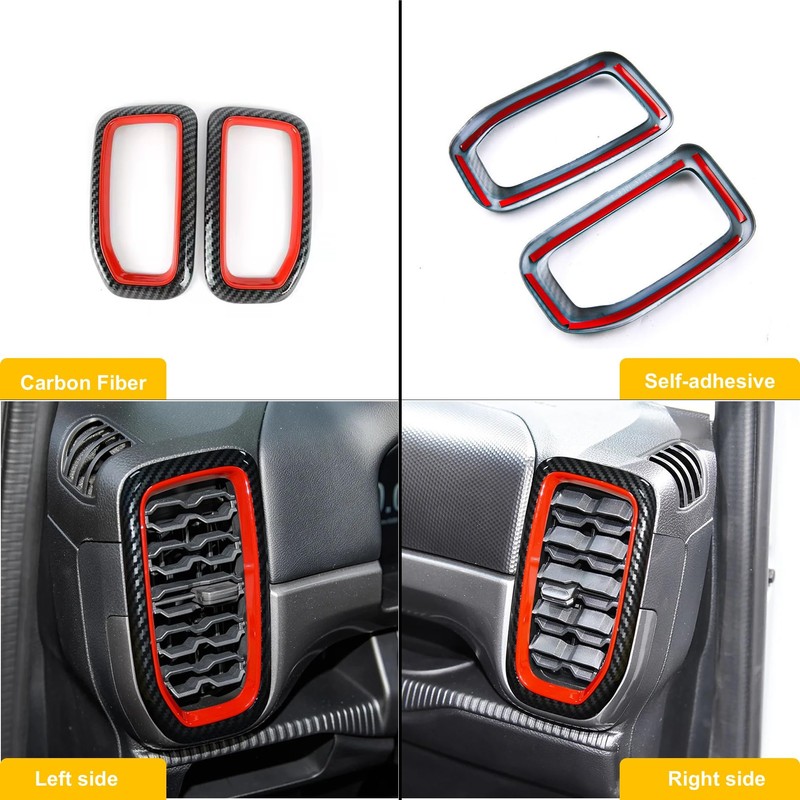 ushilife Front Side Air Condition Vent Outlet Cover Trims, Right/Left