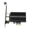 PCIe Network Card 2.5Gbps Dual Port Gold Plated Pin Aluminium