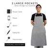 Set of 2 Chef Apron for Boys Girls with 3