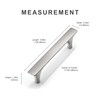HESTIA HARDWARE 10 Pack Cabinet Handles | 3-3/4 Inch Satin