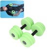 2pcs Floating Dumbbell EVA Thread Design Aquatic Exercise Dumbbell for